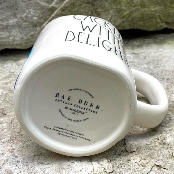 Rae Dunn CACKLE WITH DELIGHT Double-Sided Mug - Picture 3 of 4